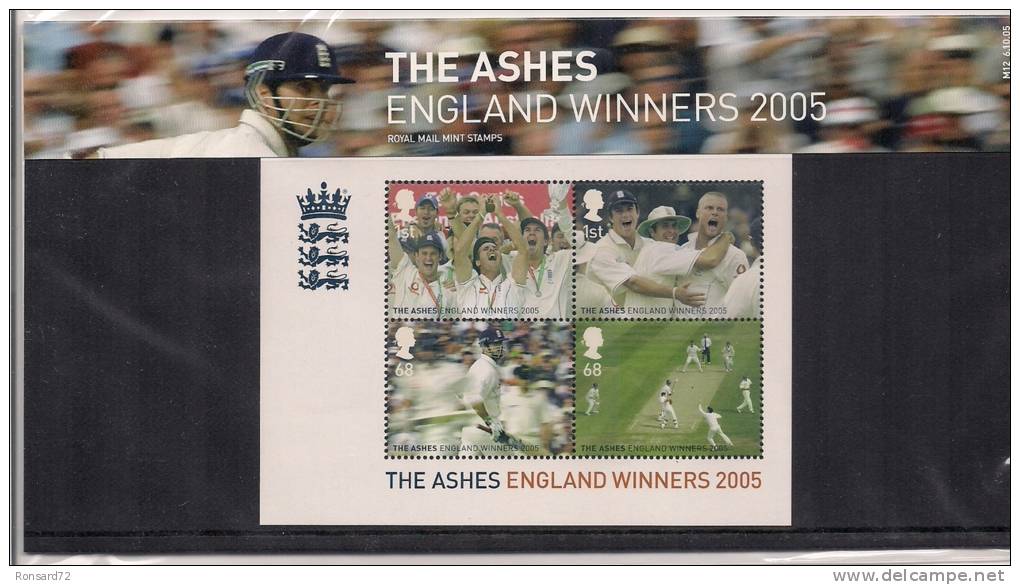 2005 - The Ashes - England Winners - Presentation Packs