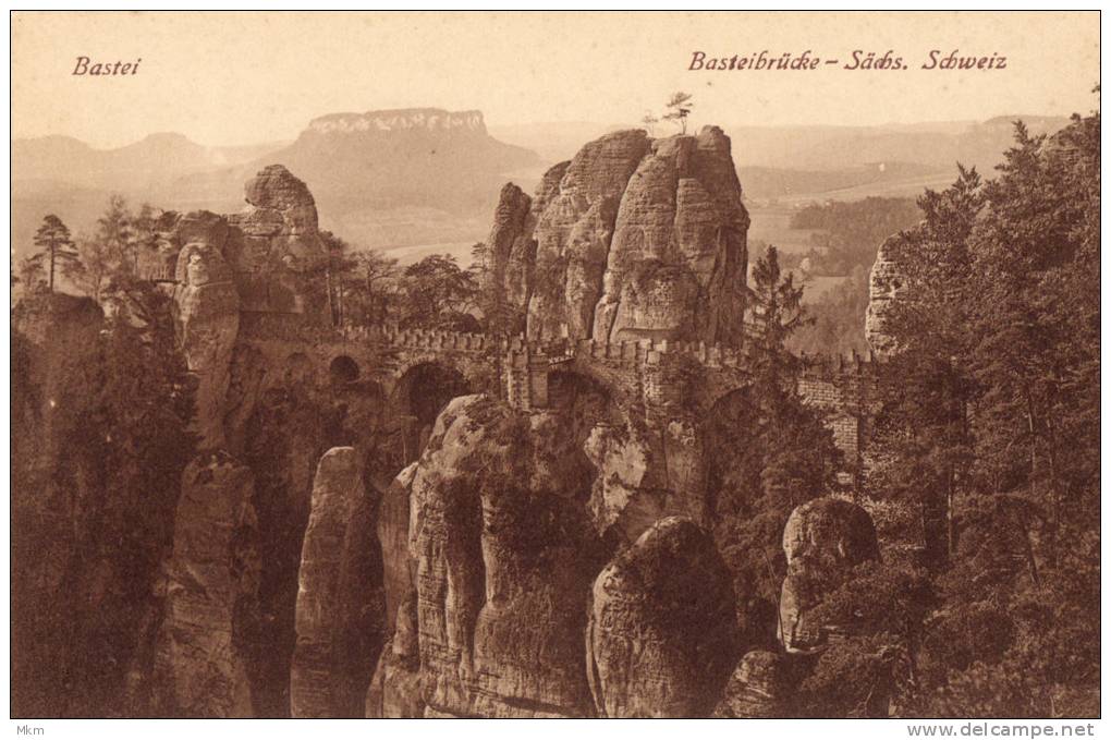 Bastei Basteibrucke- Saechs. Schweis - Bastei (sächs. Schweiz)