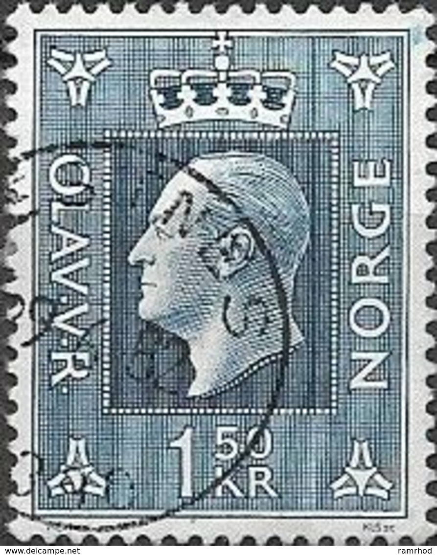 NORWAY 1969 King Olav V - 1k50 Blue  FU - Oblitérés