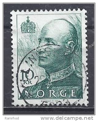 NORWAY 1992 King Harald - 10k. - Green  FU - Used Stamps