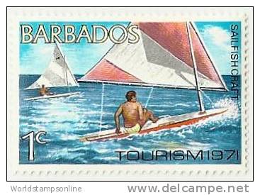 Barbados, Year 1971, SG 429, Tourism, Mint, Very Little Traces Of Hinge - Barbados (1966-...)