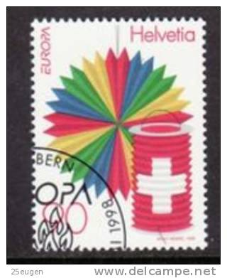 SWITZERLAND 1998 EUROPA CEPT    USED - 1998