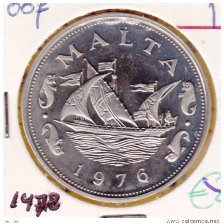 @Y@  Malta  10 Cent  1976  Proof      (1478) - Malta