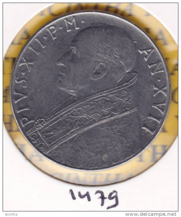 @Y@  Vaticaanstad 100 Lire  1955  Unc      (1479) - Vaticano (Ciudad Del)