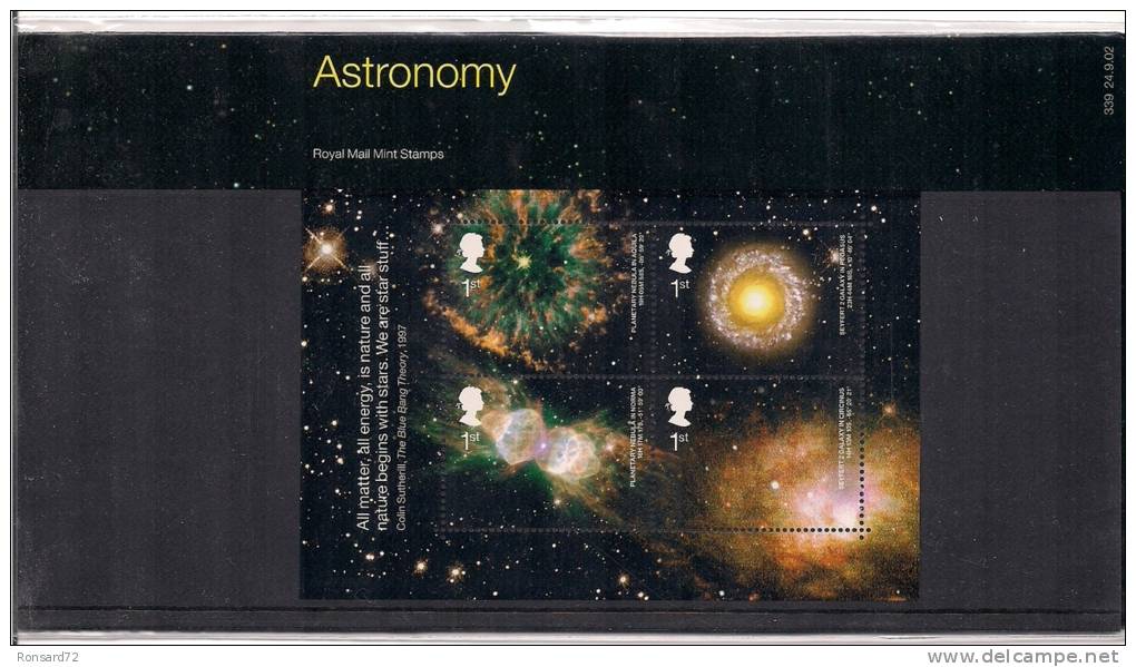 2002 - Astronomy - Presentation Packs