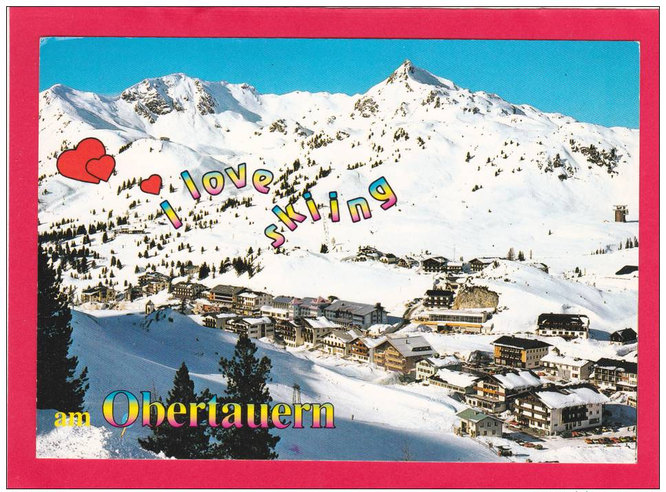 I LOVE SKING AM OBERTAUERN,SALZBURG,AUSTRIA,WITH STAMP,W10.. - Other & Unclassified