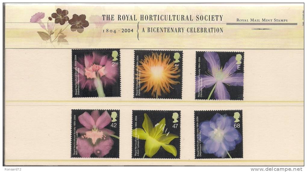 2004 - The Royal Horticultural Society - Presentation Packs