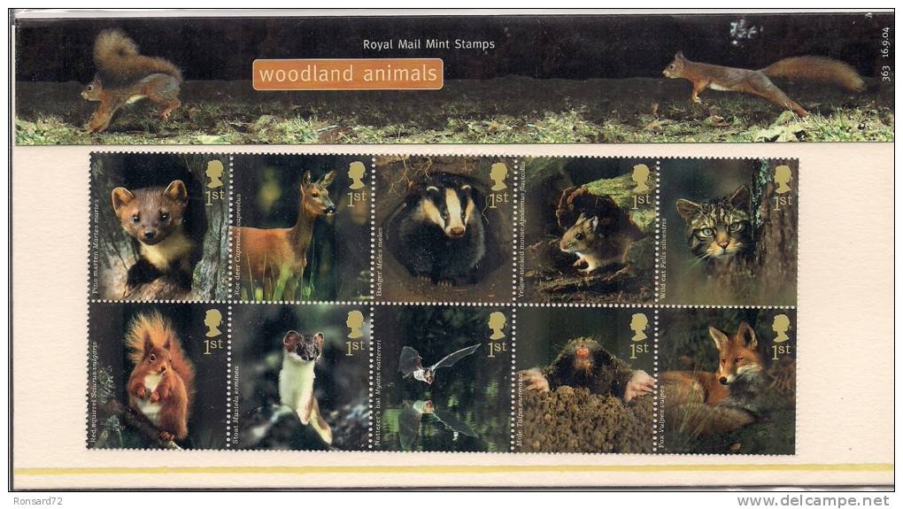 2004 - Woodland Animals - Presentation Packs