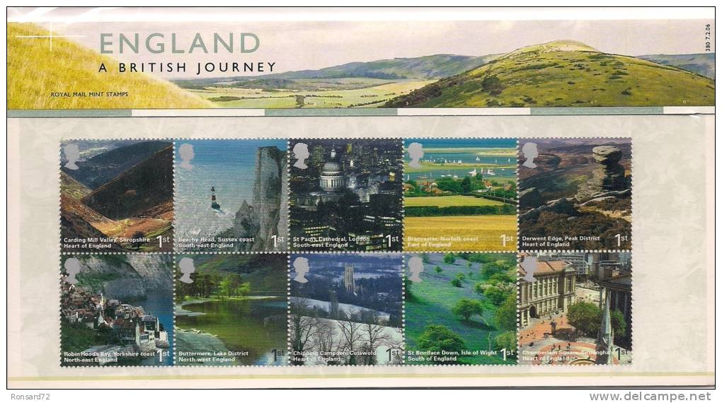 2006 - England - A British Journey - Presentation Packs