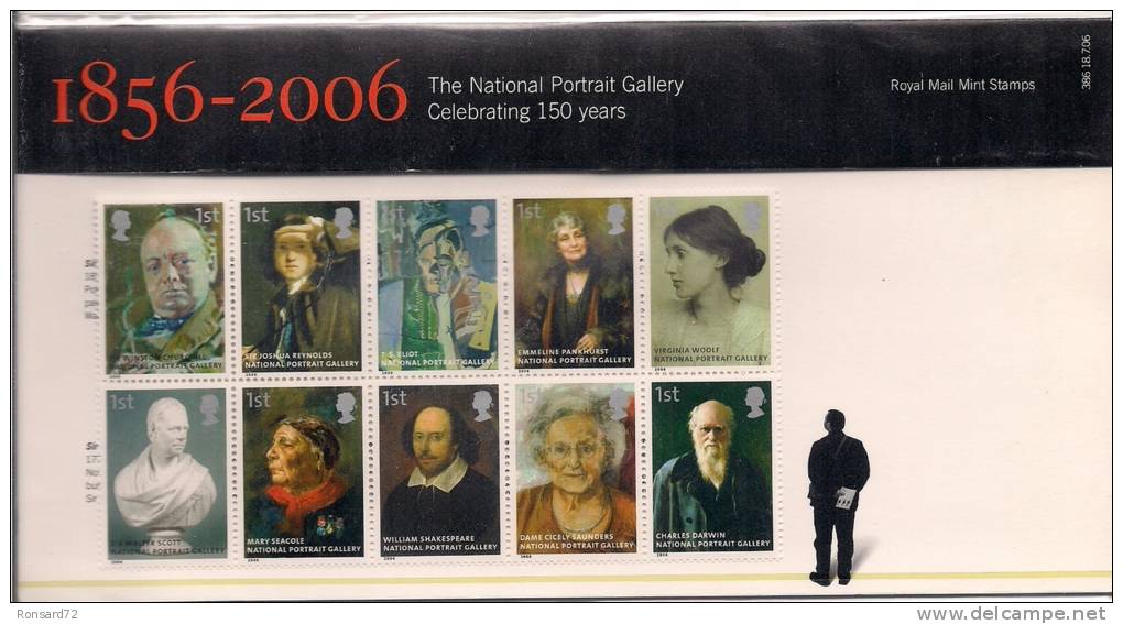 2006 - The National Portrait Gallery Celebrating 150 Years - Presentation Packs