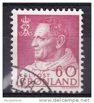 Greenland 1968 Mi. 69     60 (Ø) King König Frederik IX. (Cz. Slania) - Oblitérés