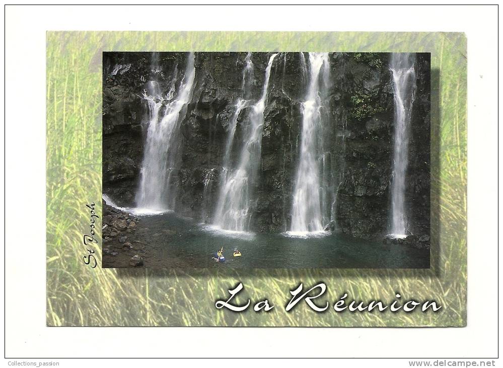 Cp, Ile De La Réunion, Rivière Langevin, Cascade à Grnad Galet, Voyagée 1997 - Autres & Non Classés