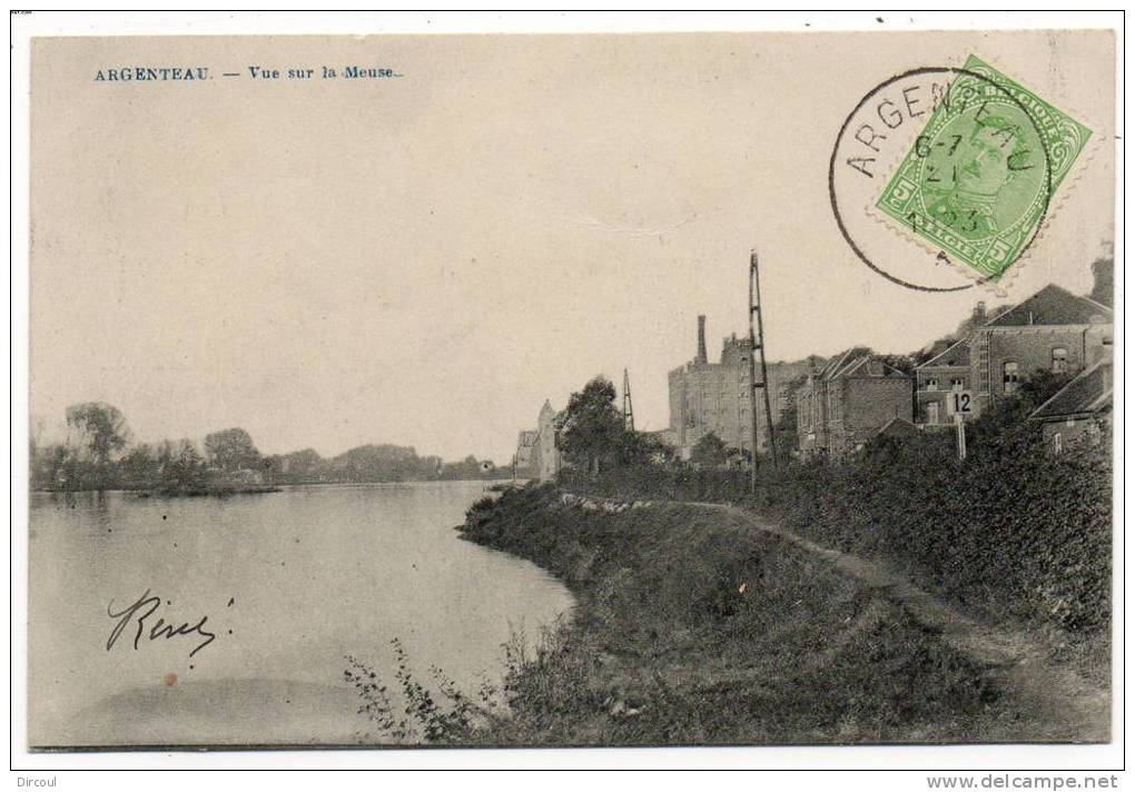 20342 -   Argenteau  Vue  Sur  La  Meuse - Autres & Non Classés