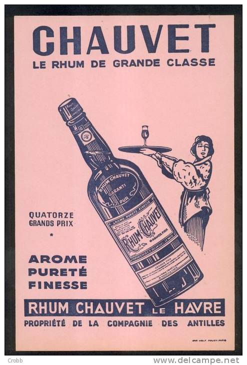 Beau BUVARD, CHAUVET, Le Rhum De Grande Classe - A