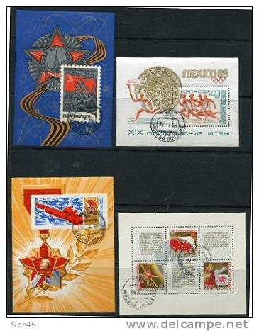 Russia 1968 Used Complete Sets. Complete Year  (- 1 Stamp) + Blocks - Collections