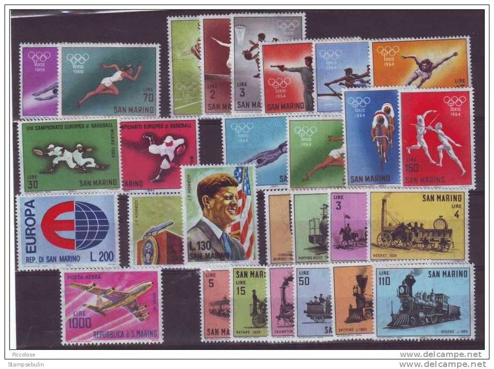 1964 COMPLETE YEAR PACK MNH ** - Full Years