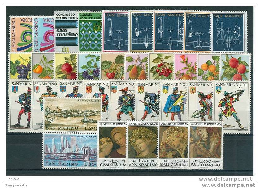 1973 COMPLETE YEAR PACK MNH ** - Full Years