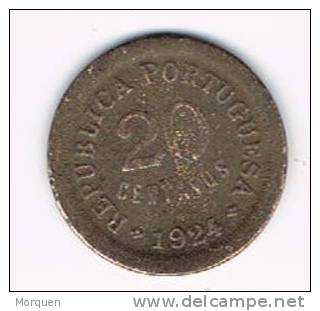 Moneda 20 Centavos PORTUGAL 1924 - Portugal