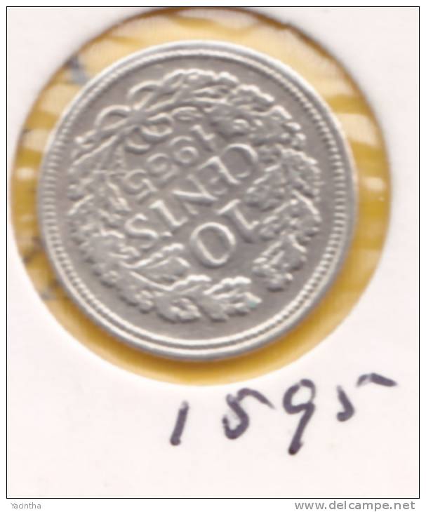 @Y@  Nederland   10 Cent   Wilhelmina  1935  Zf  (1595) - 10 Centavos