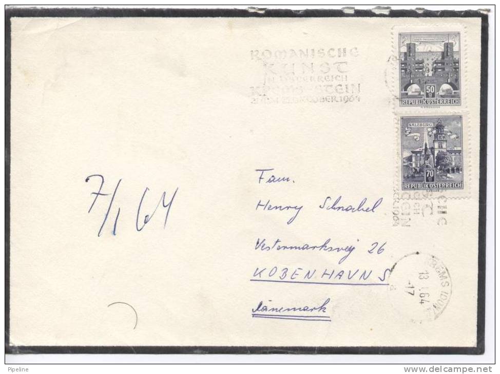 Austria Condolence Cover Sent To Denmark 16-1-1964 - Covers & Documents