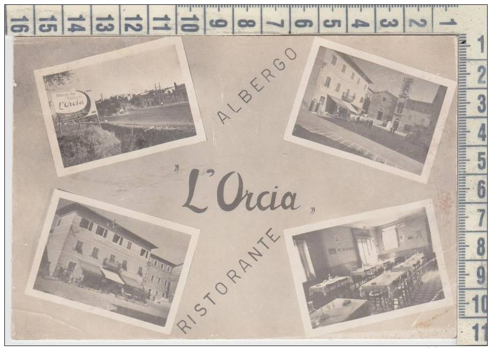 S. Quirico D´orcia . Siena - Vedute . Albergo L'orcia - Anni 1950 - Siena