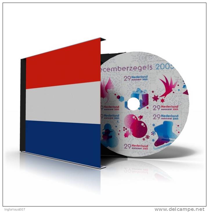 NETHERLANDS STAMP ALBUM PAGES 1852-2011 (332 Color Illustrated Pages) - Inglés