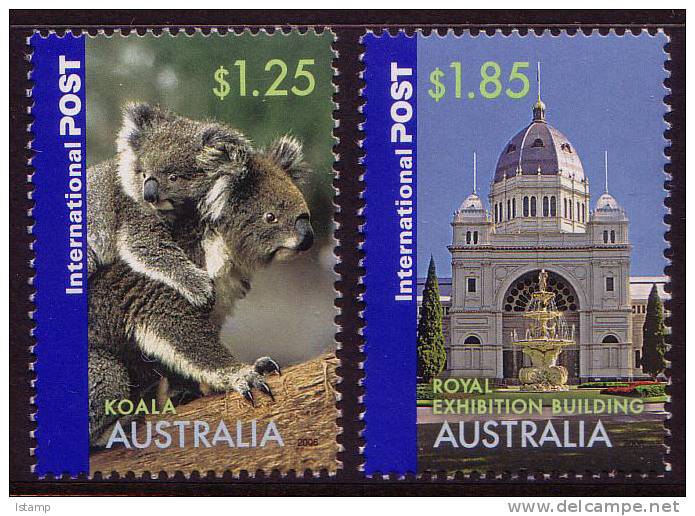 2006 - Australia GREETINGS From Australia Set 2 International Post Stamps MNH - Neufs