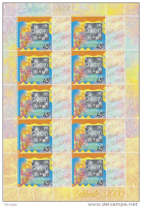 Australia 1999 Celebrate 2000 Sheetlet MNH - Sheets, Plate Blocks &  Multiples