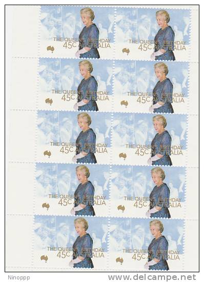 Australia 2000 Queen Elizabeth Birthday Sheetlet MNH - Ganze Bögen & Platten