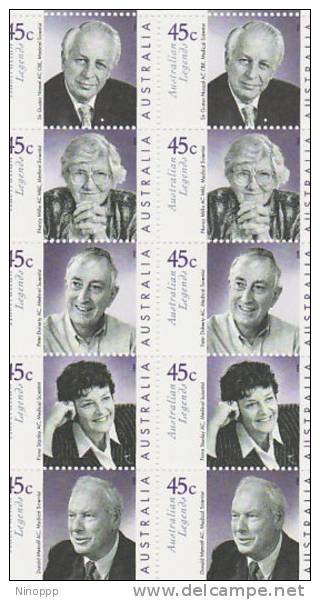 Australia 2002 Australian Scientists   Sheetlet MNH - Sheets, Plate Blocks &  Multiples