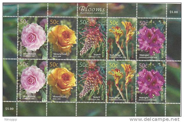 Australia 2003 Blooms  Flowers   Sheetlet MNH - Feuilles, Planches  Et Multiples