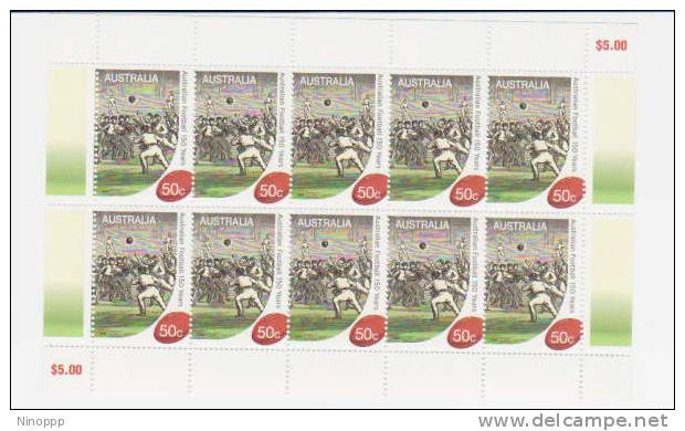 Australia 2008  150 Years Of Football Sheetlet MNH - Sheets, Plate Blocks &  Multiples