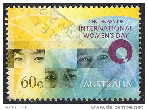 Australia 2011 Centenary Of International Women's Day 60c Used - Oblitérés