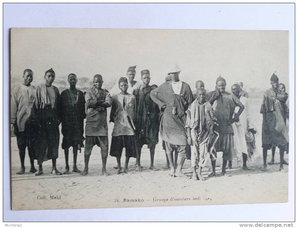 BAMAKO - Groupe D'ouvriers Indigènes - Mali