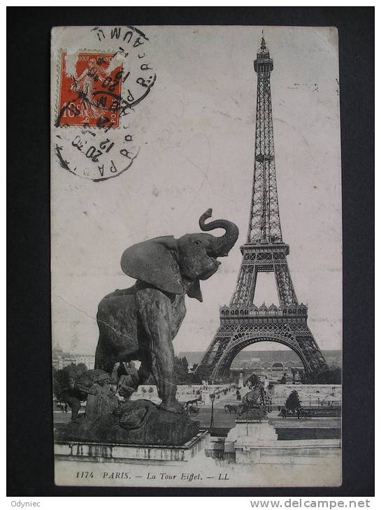 Paris.-La Tour Eiffel 1912 - Ile-de-France