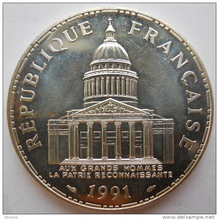 100 Francs Panthéon 1991 SUPERBE - Autres & Non Classés