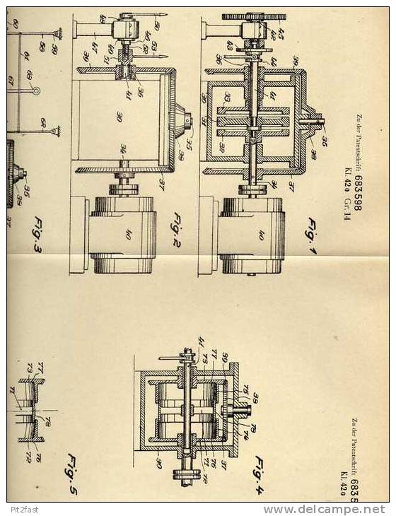 Original Patentschrift - Steuereinrichtung , 1937 , O. Schlichting In Berlin - Steglitz !!! - Machines