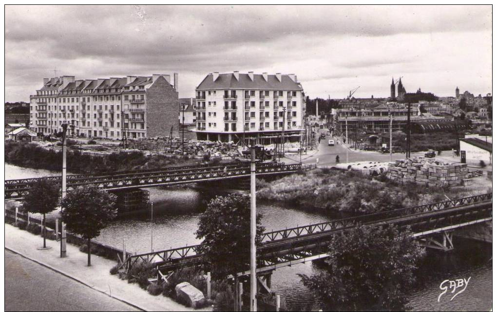 CAEN__CPSM _La Riviere L´orne Et Les Nouveaux Immeubles - Caen