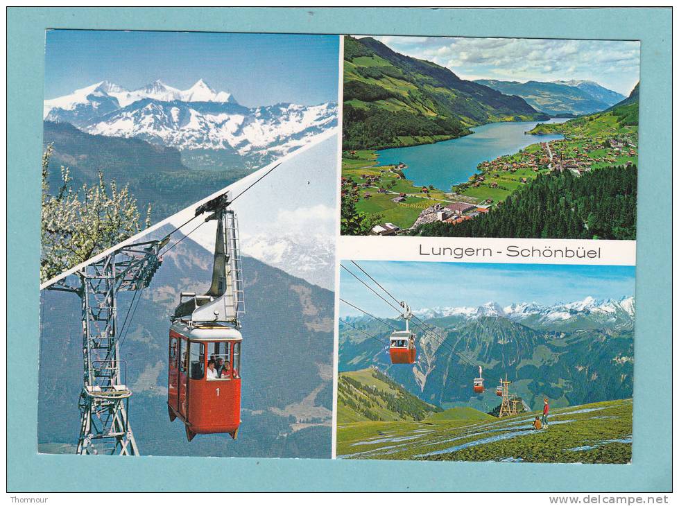 LUNGERN - SCHÖNBÜEL - 4  VUES  -  1969  -  SM GF  - - Lungern