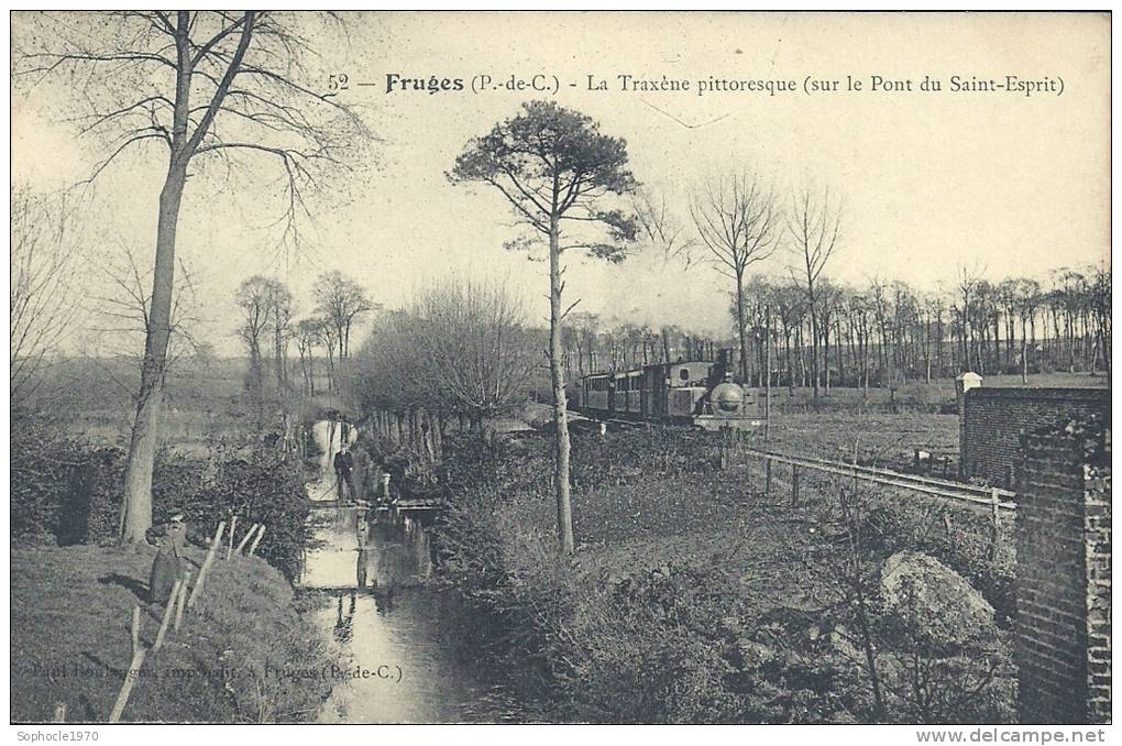 NORD PAS DE CALAIS - 62 - PAS DE CALAIS - FRUGES - Le Traxème Pittoresques (Sur Le Pont Du Saint Esprit) - Présence Loco - Fruges