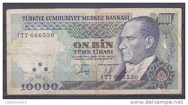 TURQUIE - Billet De 10000 (1970) - Turquie