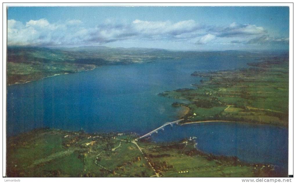 USA, Lake Champlain And The Crown Point Bridge, Adirondacks On The Left, Unused Postcard [P8240] - Adirondack