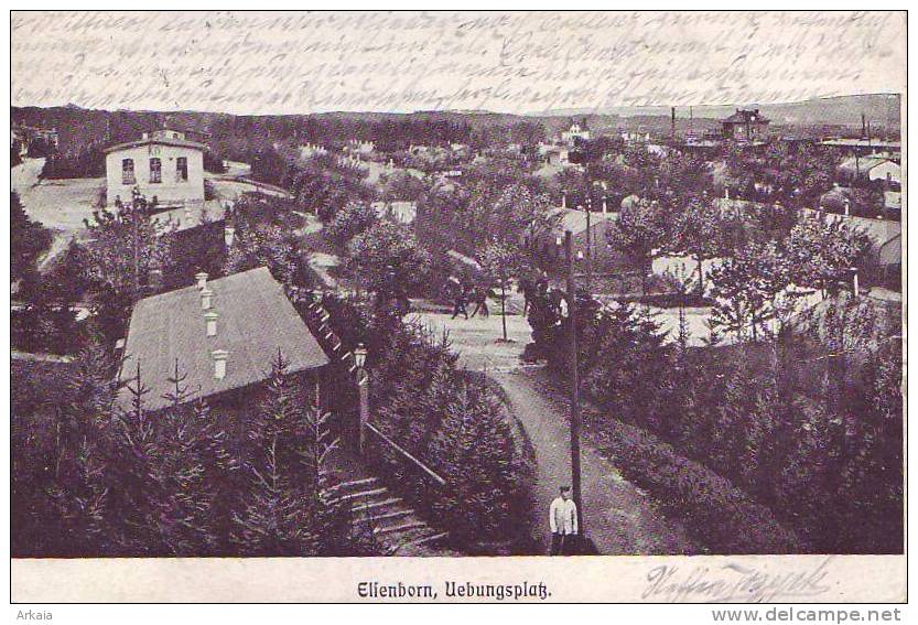 ELLENBORN = Uebungsplatz (écrite) 1915 - Elsenborn (camp)