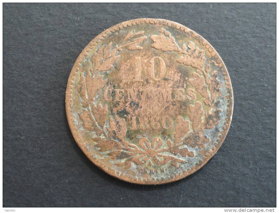 1860 - 10 Centimes - Luxembourg - Luxembourg