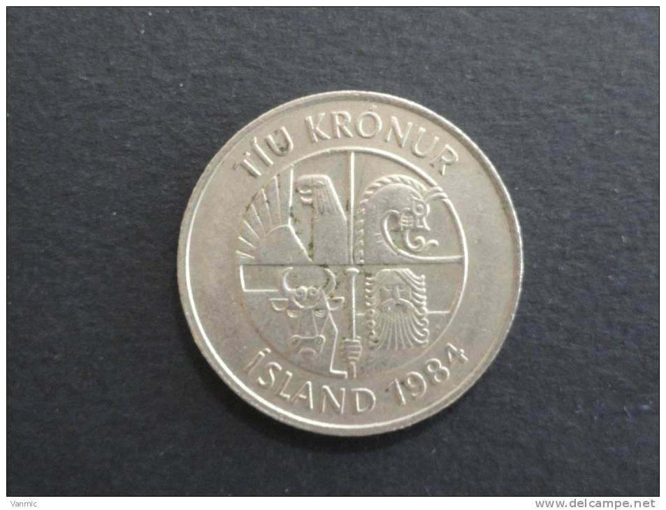 1984 - 10 Kronur - Islande - Islandia