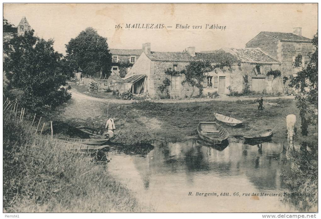 MAILLEZAIS - Etude Vers L´Abbaye - Maillezais