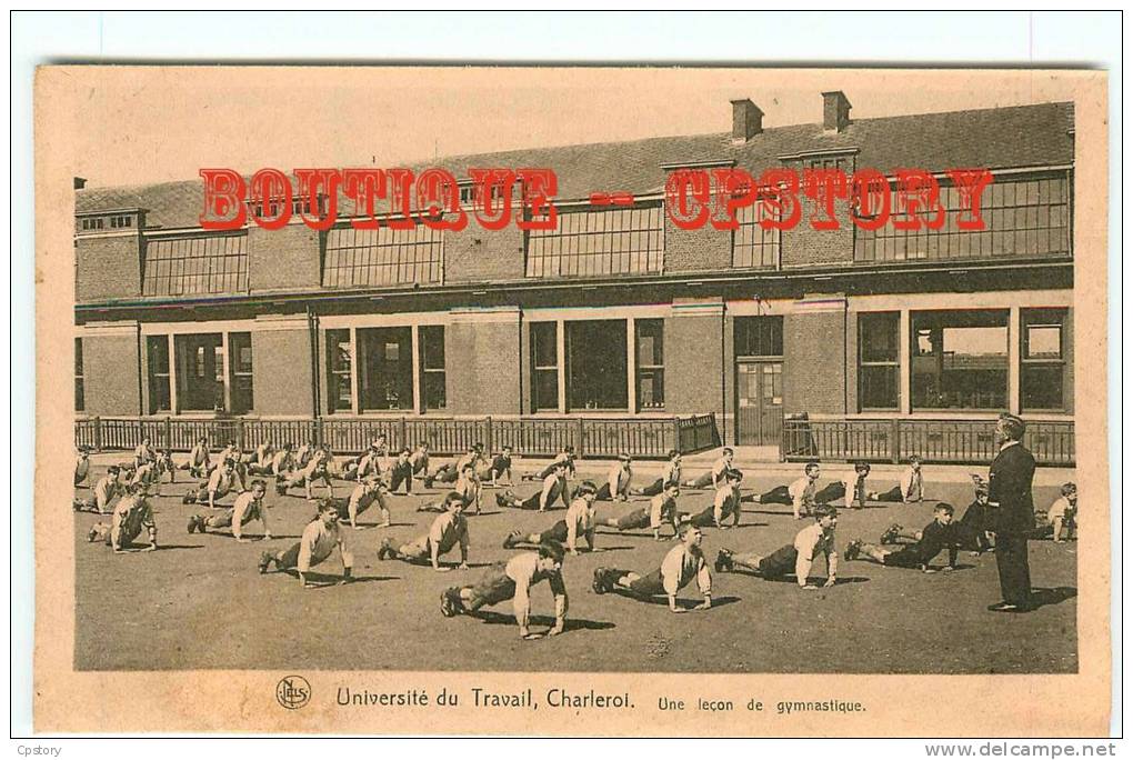 GYMNASTIQUE à L´Ecole Professionnelle De Charleroi - Dos Scané - Gymnastik