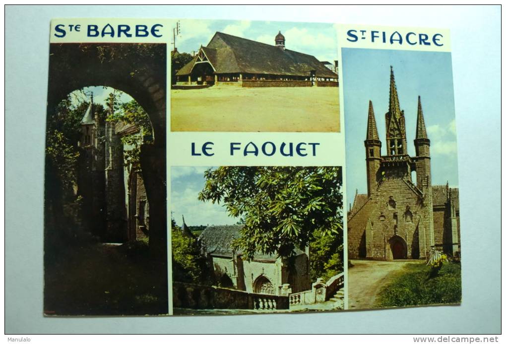 D 56 - Le Faouet - Les Vieilles Halles, La Chapelle Ste Barbe Et La Chapelle St Fiacre - Faouët