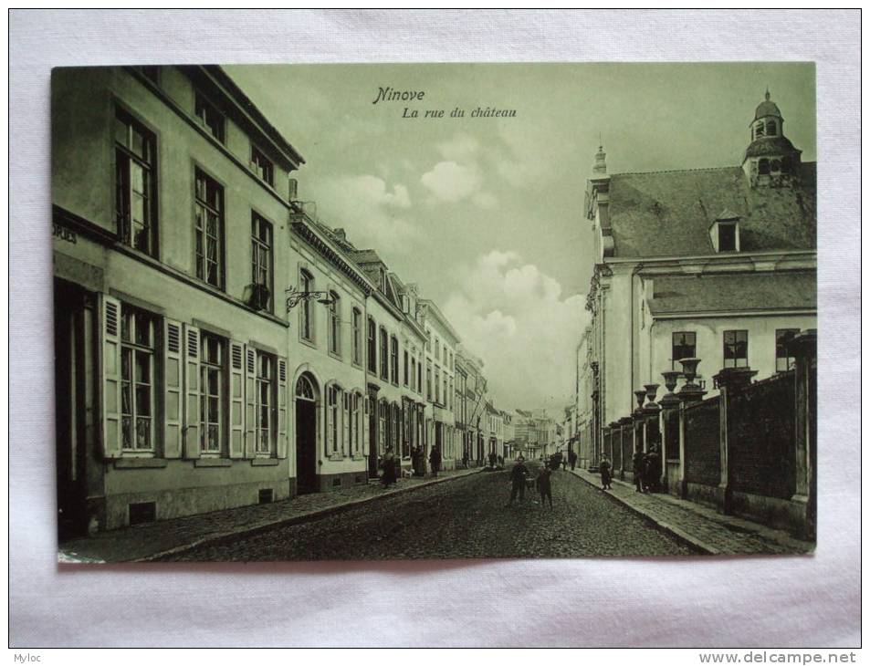 Ninove. La Rue Du Château. Kasteelstraat - Ninove
