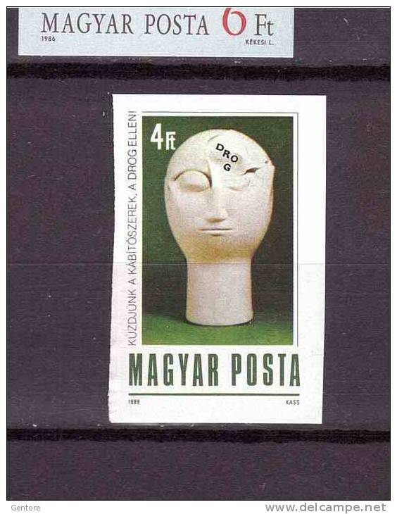 HUNGARY 1988 Against Drug IMPERFORATED Yvert Cat. N° 3171   Perfect MNH ** - Ongebruikt